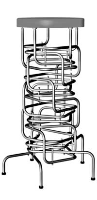 'Spiralhocker', von Thomas Baumann