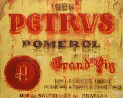 'Picture of wine (petrus)', 2008 von Djawid C. Borower