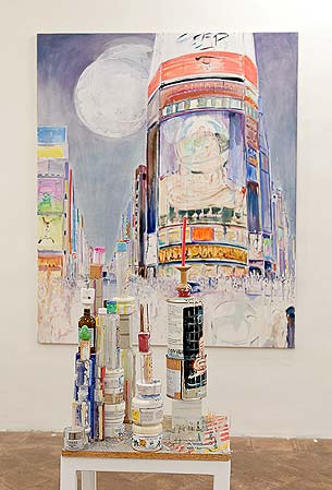 Austellungsraum Palais Lengheimb, Ausstellung 'In My Paintadelic Model City' von Anna Meyer